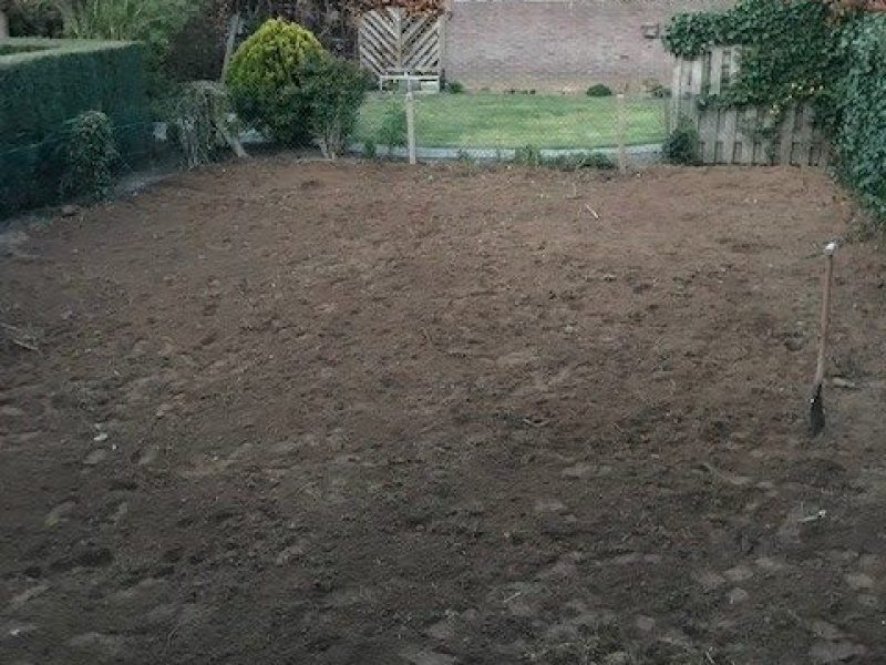 Born - Tuinonderhoud - verwijderen groen en stronken 003